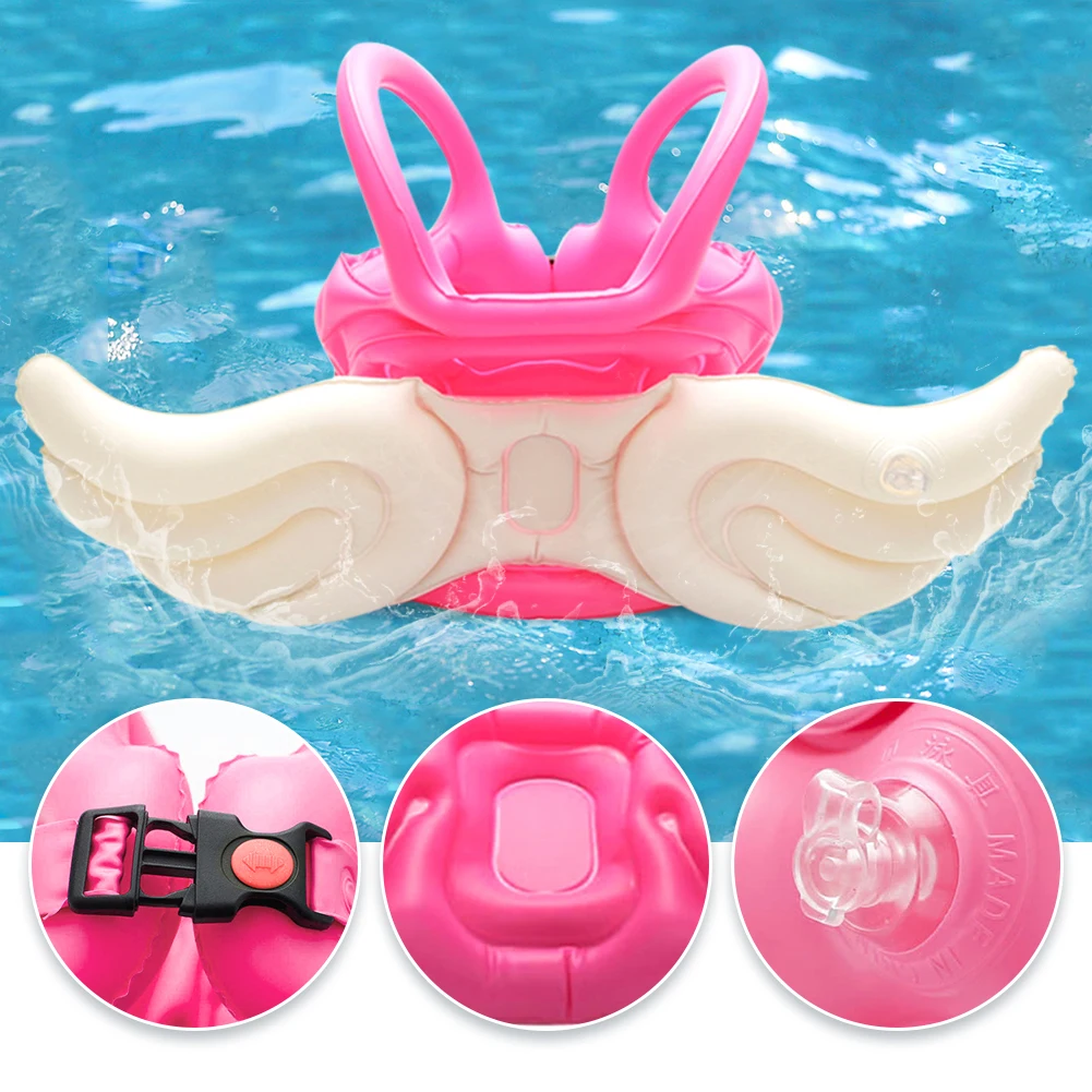

Childs Saving Vest Angel Wings Vest Kids Inflatable Buoyancy Learn To Swim Boating Drift Safety Accessories Life Jacket Children
