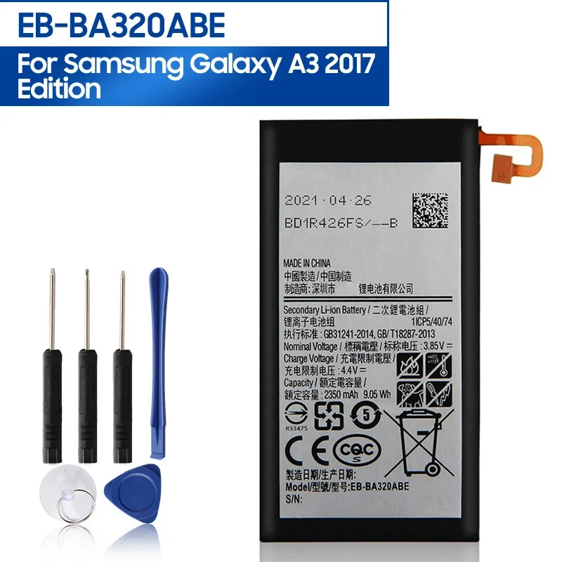 Сменный аккумулятор для телефона EB-BA320ABE Samsung GALAXY A3 2017 Edition A320 аккумуляторная
