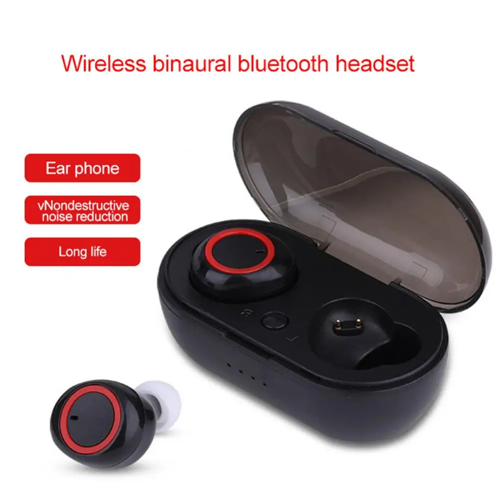 

TWS-03 зарядная коробка беспроводные Bluetooth-совместимые наушники 5,0 HiFi стереогарнитура с микрофоном спортивные наушники-вкладыши Наушники
