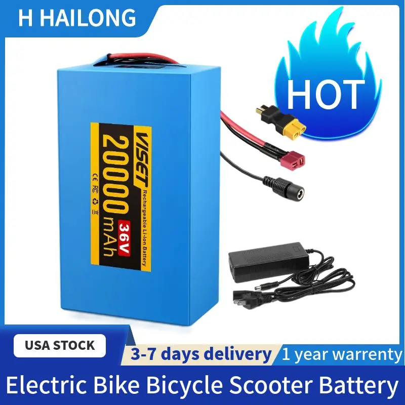 

H HAILONG 36V 20AH Lithium EBike Battery Bicycle Electric Hub for 750W 1000W Battery electric scooter lithium Battery Pack