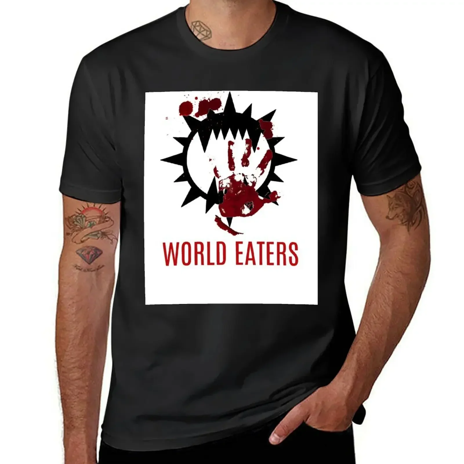World Eaters T-Shirt funnys summer clothes tops customs design your own t shirts for men pack