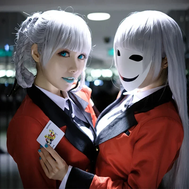 Костюм для косплея аниме Kakegurui Momobami riririka компрессионный игровой костюм красная