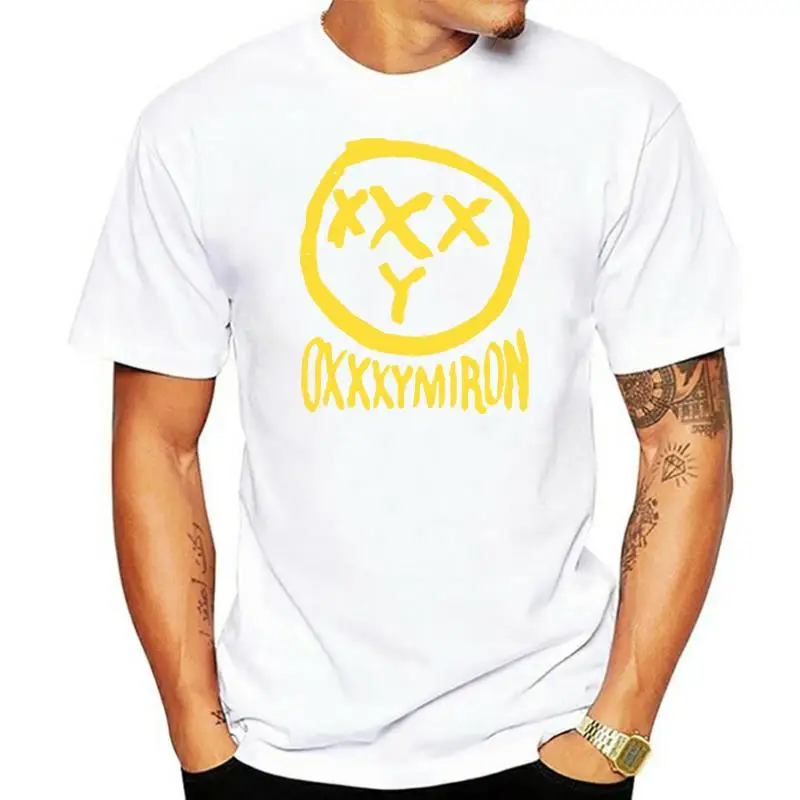 

Mens T Shirts Fashion Oxxxymiron Hip Hop T Shirt Leisure Printing Short Sleeved Euro Size T-Shirts T Shirts 4xl 5xl
