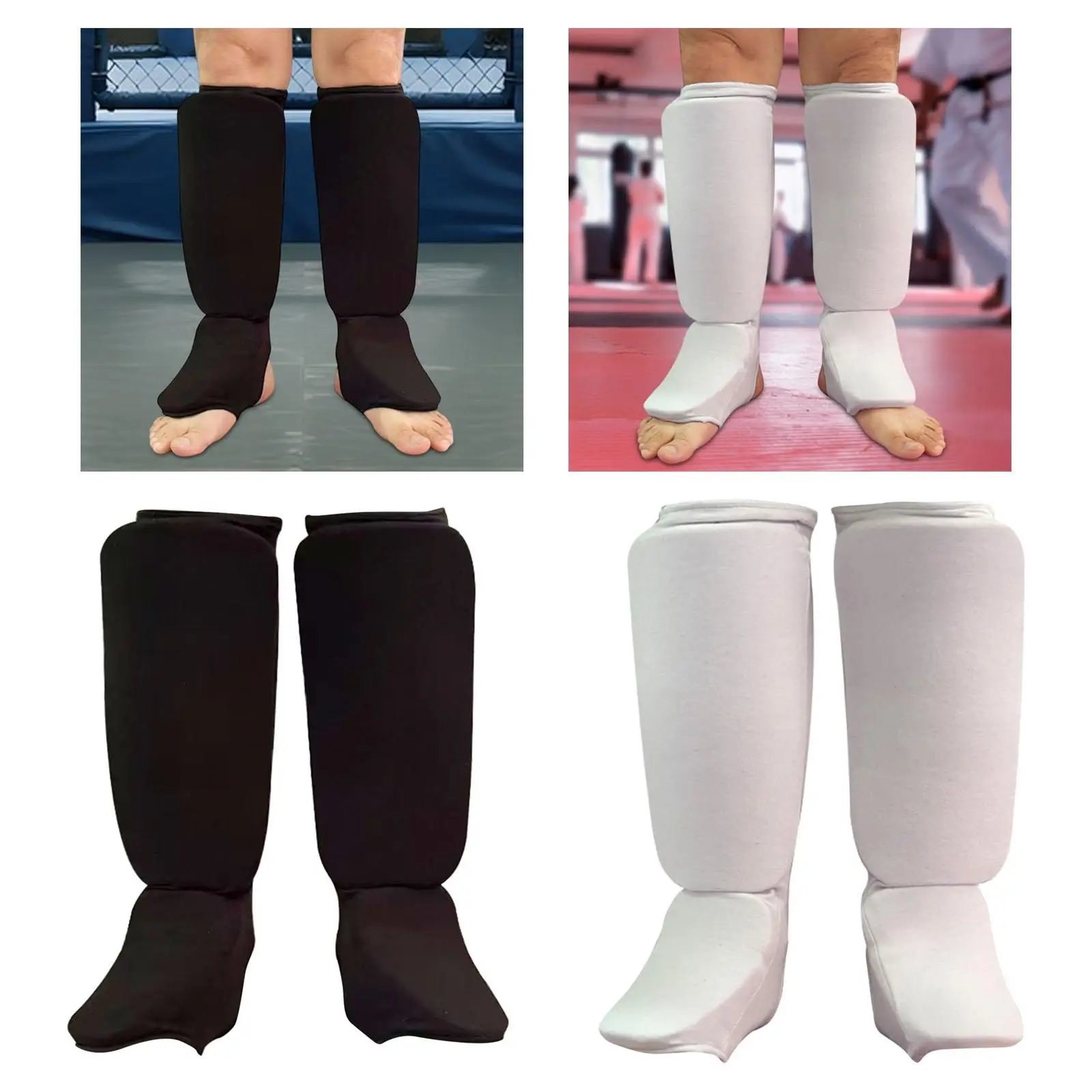 Фото Защита голени Instep Guard MMA EVA: Комплект для полной защиты ног для карате, кикбоксинга, тхэквондо №4