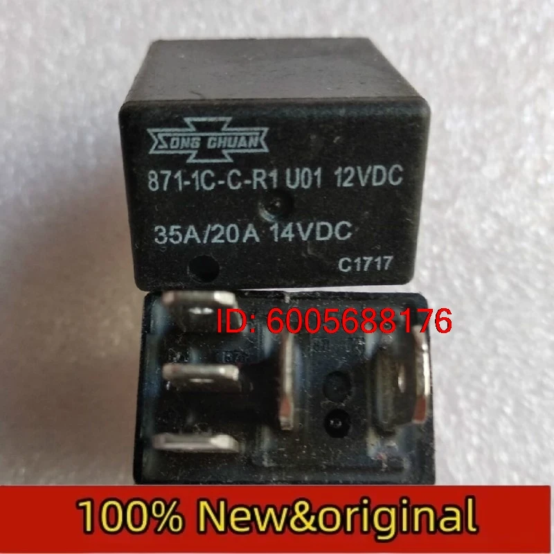 5 шт. новых реле 871-1C-C-R1 U01 12VDC, новые автомобильные реле, 5 контактов, 35A (art.: 3920dd0f17311) - 3920dd0f17311