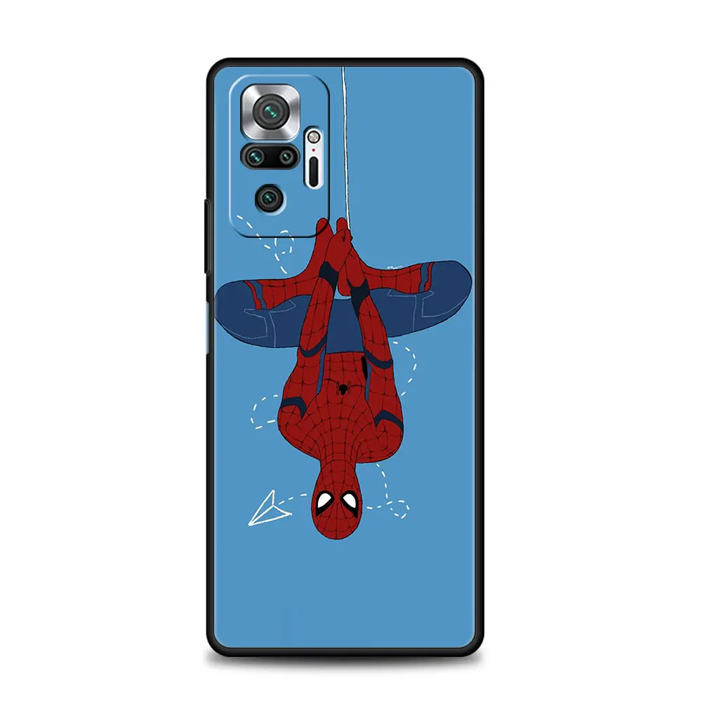 Чехол из ТПУ для Xiaomi Redmi 9 9a 9c k40 чехол Note 9s 10 11 11e 8 Pro телефона Marvel Человек-паук Том