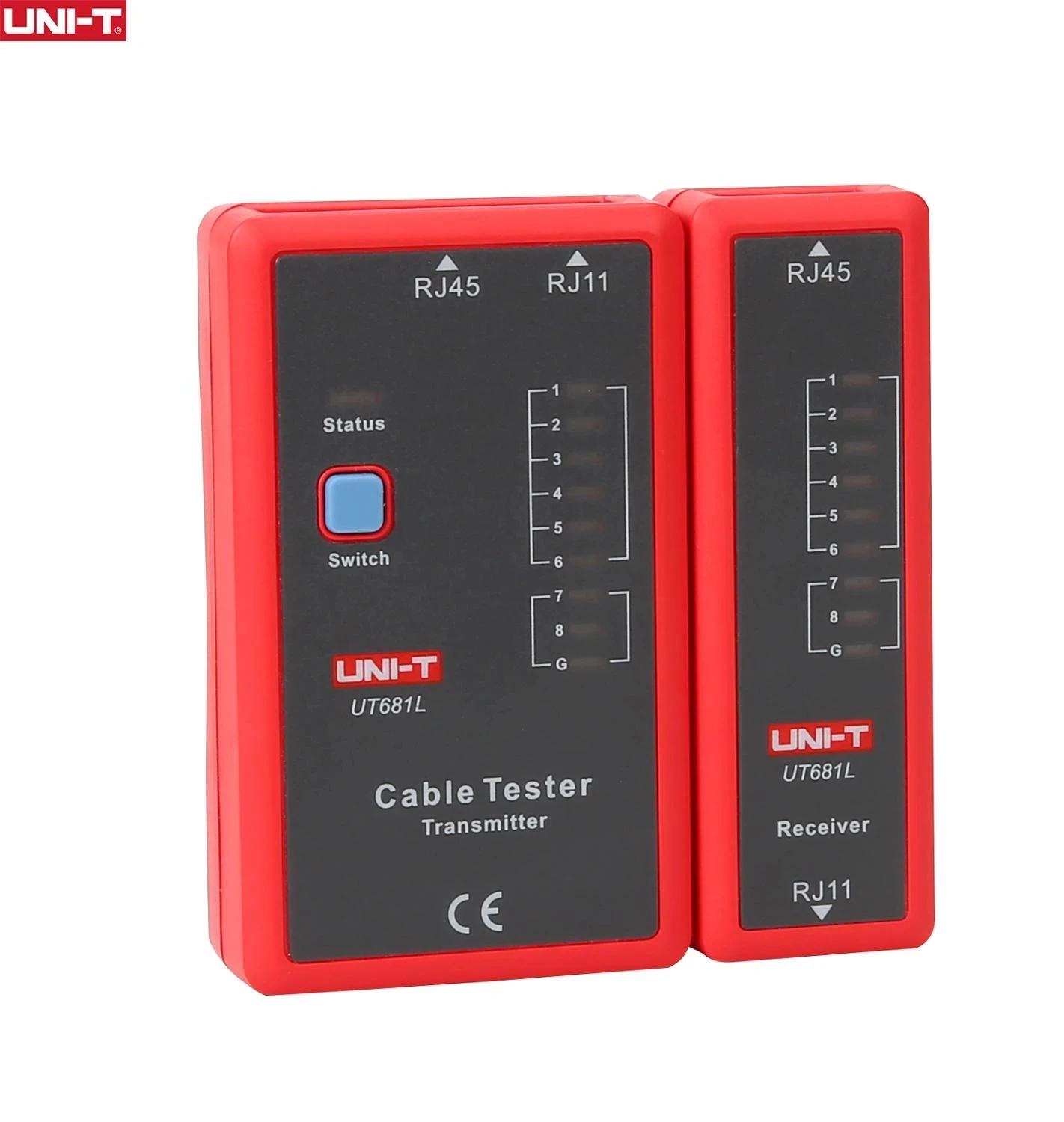 Probador de Cable LAN UT681L RJ45 RJ11, Cable de red, línea telefónica,...