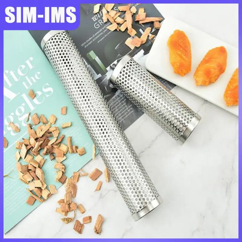 

Perforated Mesh Bbq Tube Spice Tube Pellet Tube Barbecue Smoker Hexagon Grill Camping Supplies Smoked Tube Stainless Steel