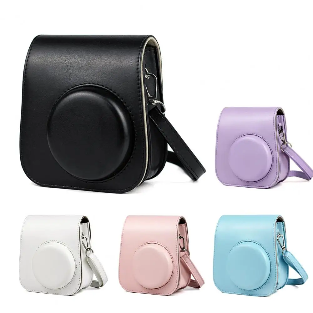 Camera Bags for Fujifilm Instax Mini 11 Camera Protective Body Faux Fur Cover for Fuji Instax Mini 11 Camera Cases Accessories