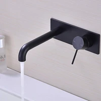 concealed bathroom sink ultra thin basin faucet mixers taps black faucet antique