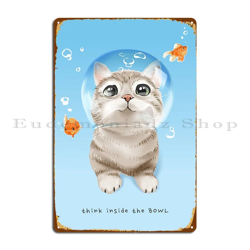 

Fun With Cats 18 Metal Sign Print Garage Funny Design Create Tin Sign Poster