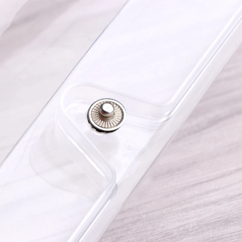 Прочные пластиковые прозрачные солнцезащитные очки для чехла с зажимом очков в