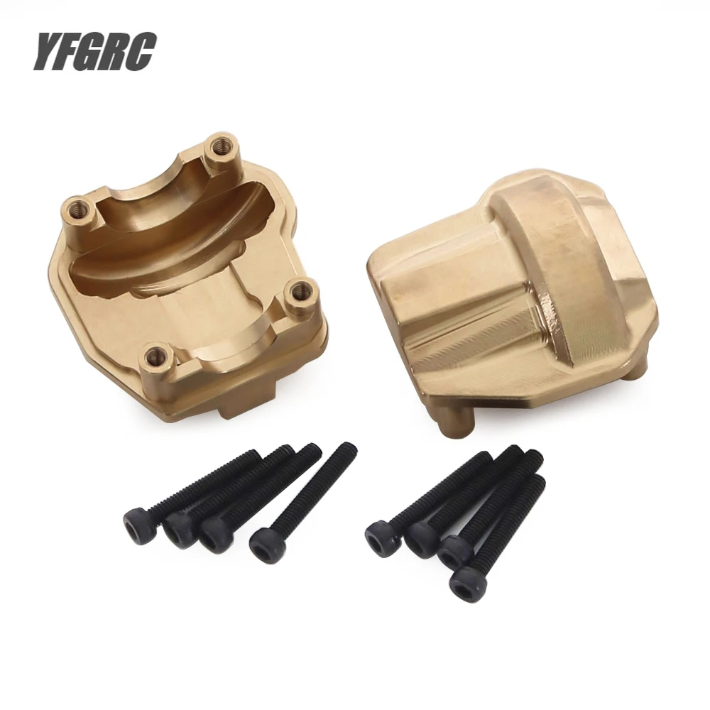 

1/10 RC Crawler Wrangler Brass Weight Differential Cover AR45 Portal Axle Upgrade Parts for Axial SCX10 III AXI03007 AXI03006