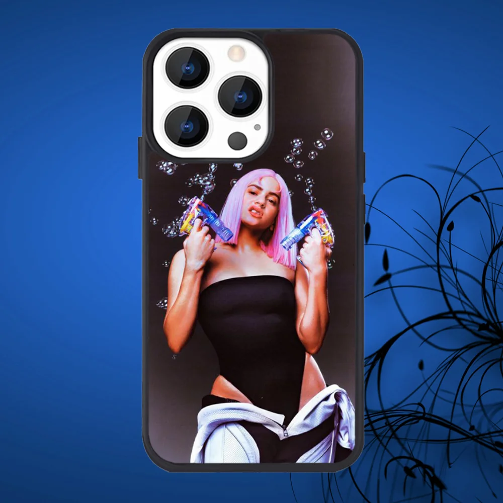 Чехол для телефона Spanish Singer R-Rosalia iPhone 15 14 13 12 11 Plus Pro Max Mini Magsafe с магнитной