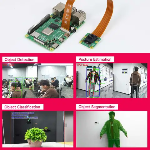 YAHBOOM Камера Raspberry Pi AI 12МП