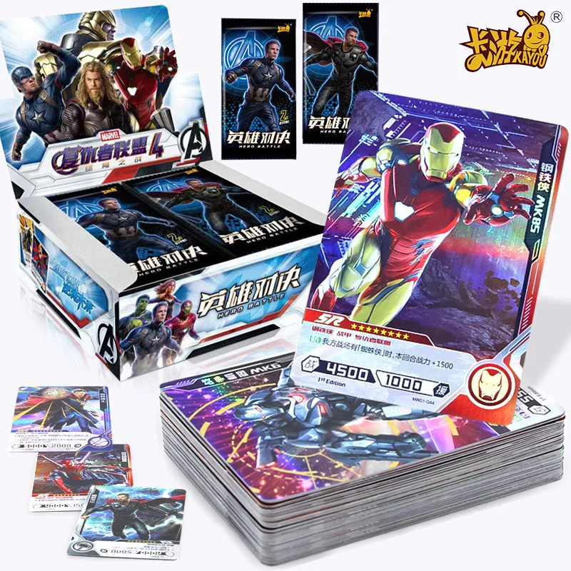 

Disney spiderman Avengers cards set adult Collectionsnow Card set collection Christmas Game Collection Cards present gift