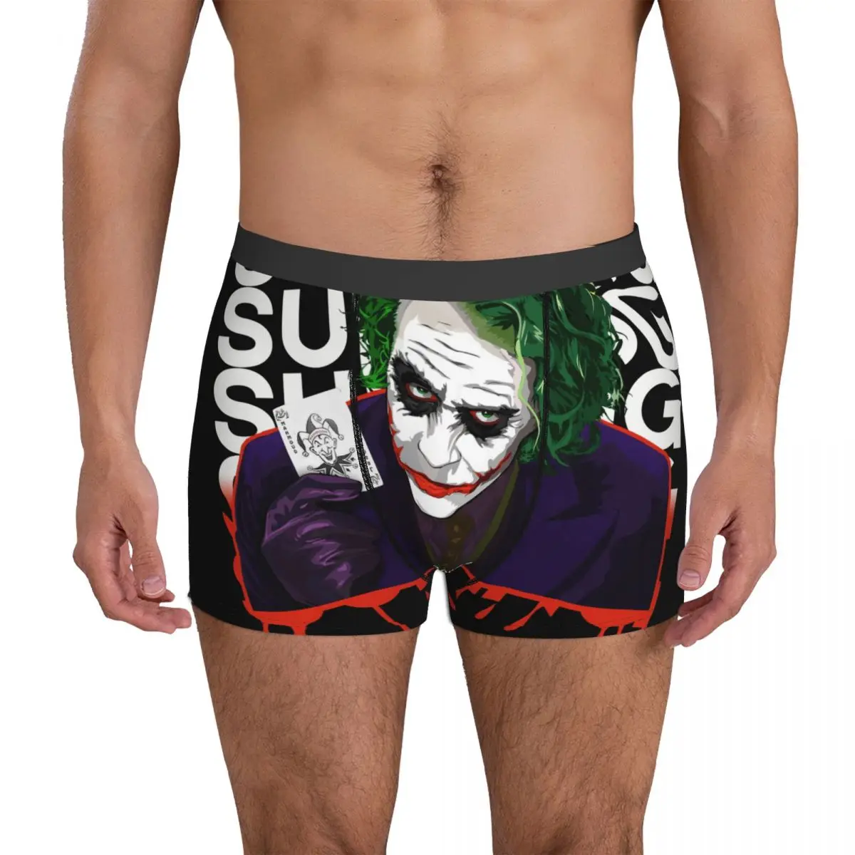 Clown Underwear California Surfin Male Underpants Custom Plain Trunk High Quality Shorts Briefs Plus Size