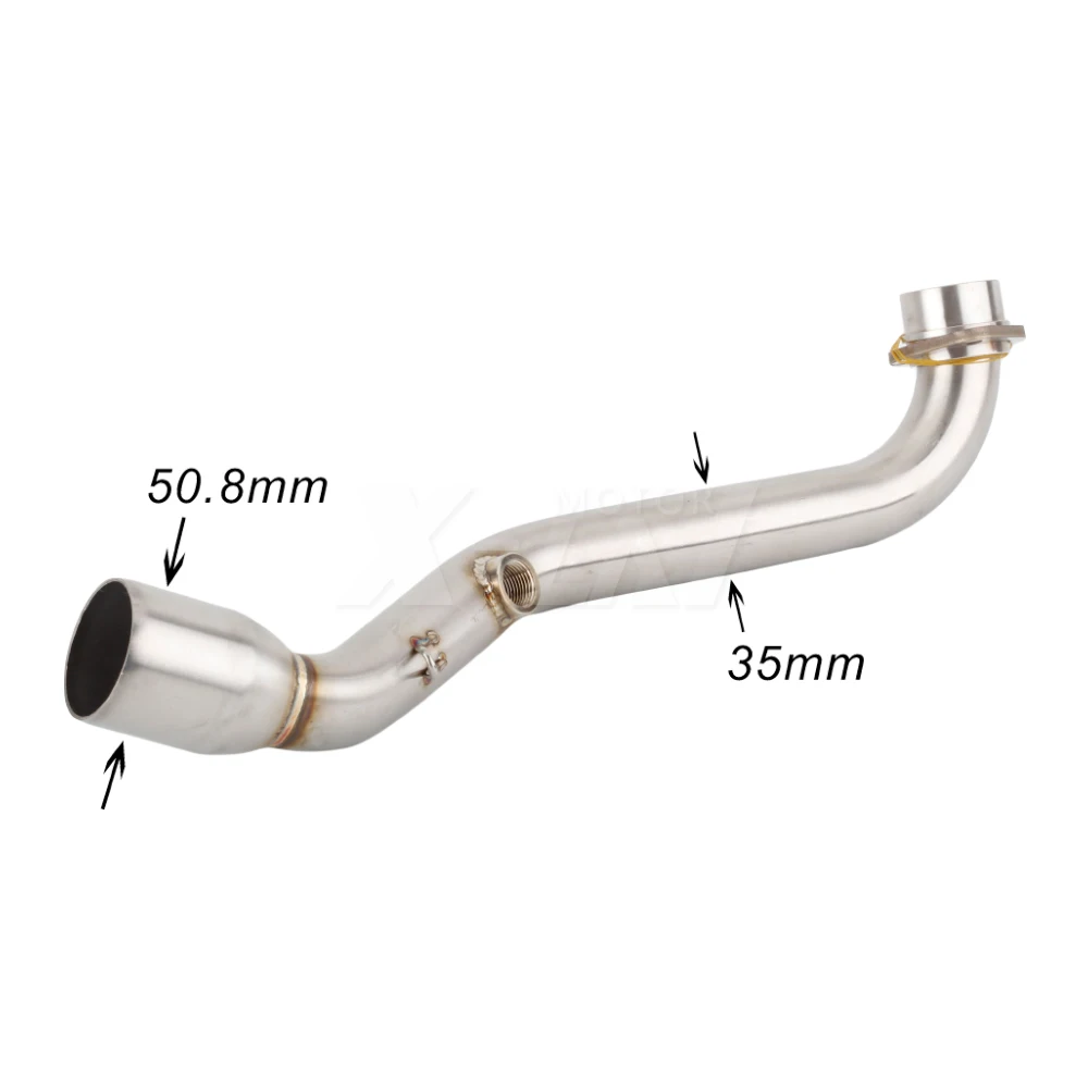 Modified Slip On Muffler Middle Link Pipe For Suzuki Burgman 400/Skywave 400 2006 - 2016 Motorcycle Accessory Exhaust Escape