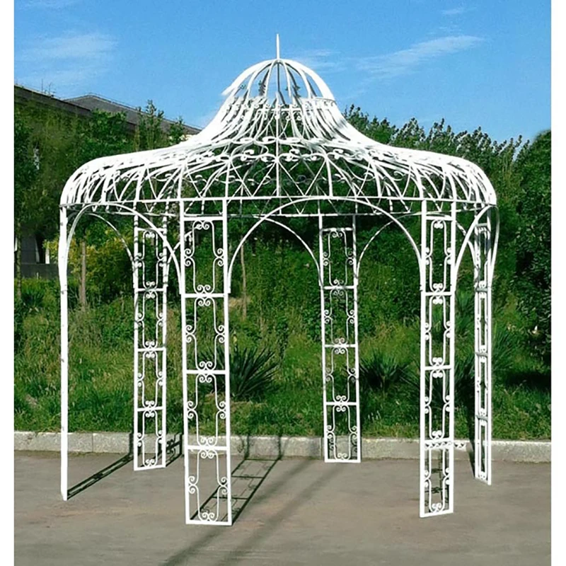 

Italian Roman Style Garden Steel Gazebo Manufacturers