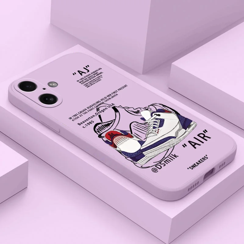 Trend Street Sneakers Label Phone Case For Xiaomi Mi 14T 13 12 12T 11 10T Poco X5 F5 M5 X4 M4 X3 M3 Lite Pro 4G 5G Back Cover