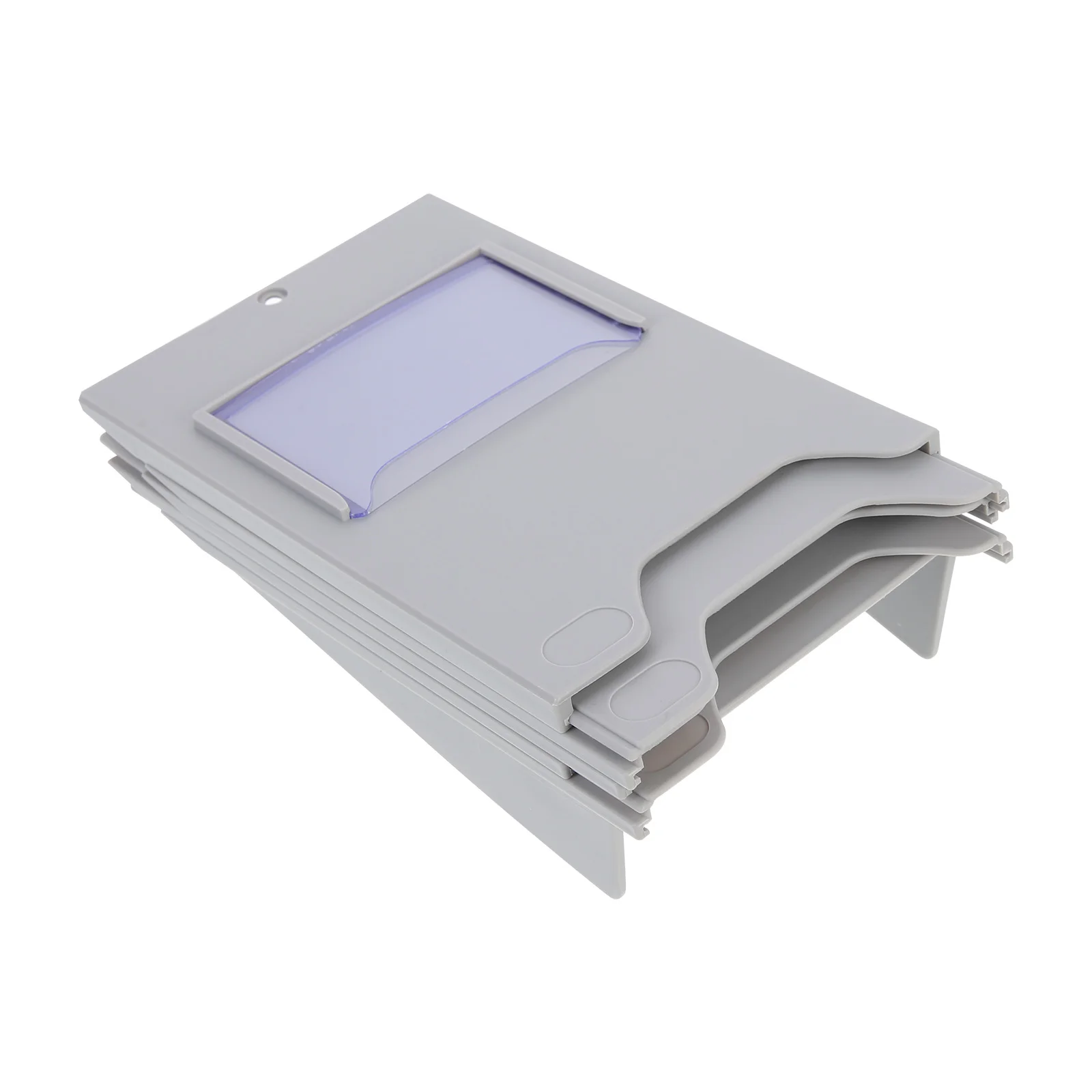 

Material Warehouse Card Rack Office Magnetic Holder Badge Plastic Cards Organizer