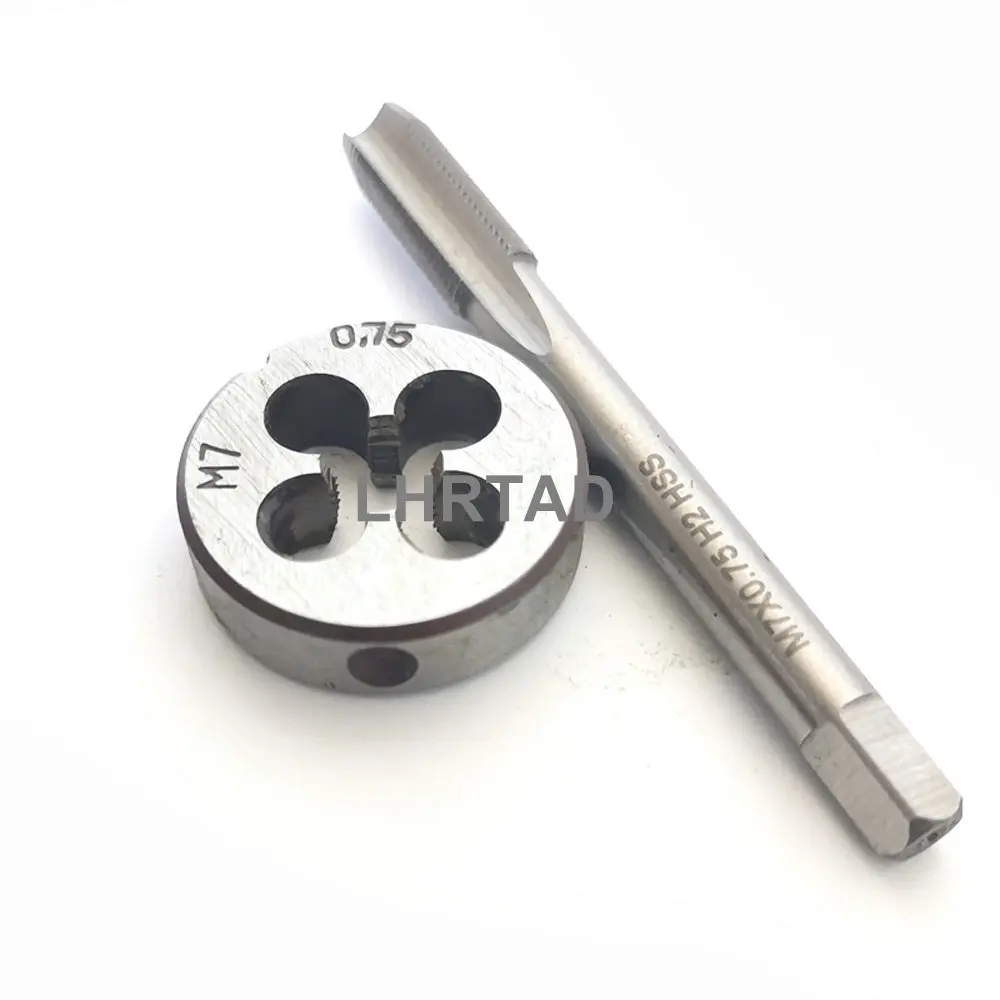 2 шт./партия, инструменты для нарезки резьбы левой рукой M7 M7X1 HSS