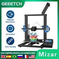 geeetech mizar 3d printer tmc2208 silent driver 3 5 inch touch screen 220%c3%97220%c3%97260mm 3d printing size