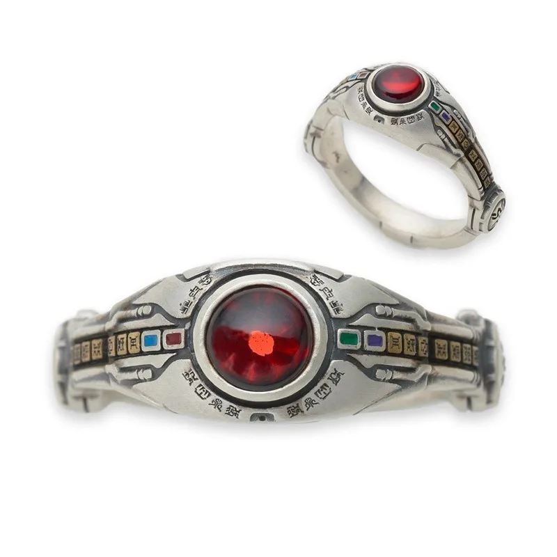 Bandai PB Limit Kamen Rider Empty My Anime Belt Серебряное кольцо Ручная работа Модель Украшение