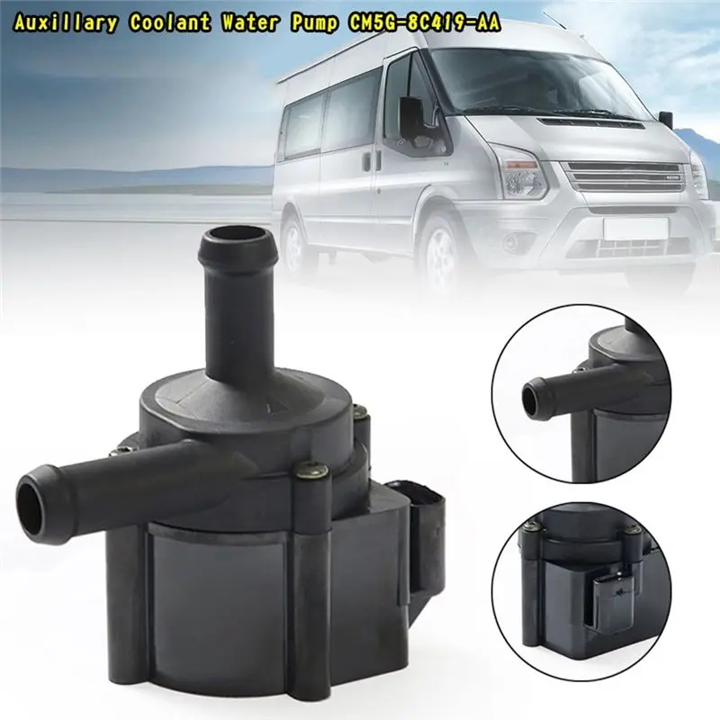 Фото Уникальный электронный дополнительный водяной насос CM5G-8C419-AA (1 шт.) для охлаждения, черный, для Ford Transit 2015-2021 №2