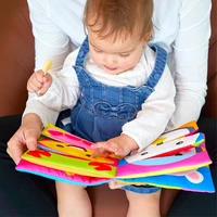crinkle book durable washable creative infant soft tail fabric book for toddler fabric book cloth book