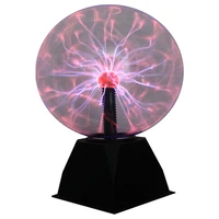 photography magic ball lamp electrostatic lightning plasma ball voice activated induction 368 inch red light usb