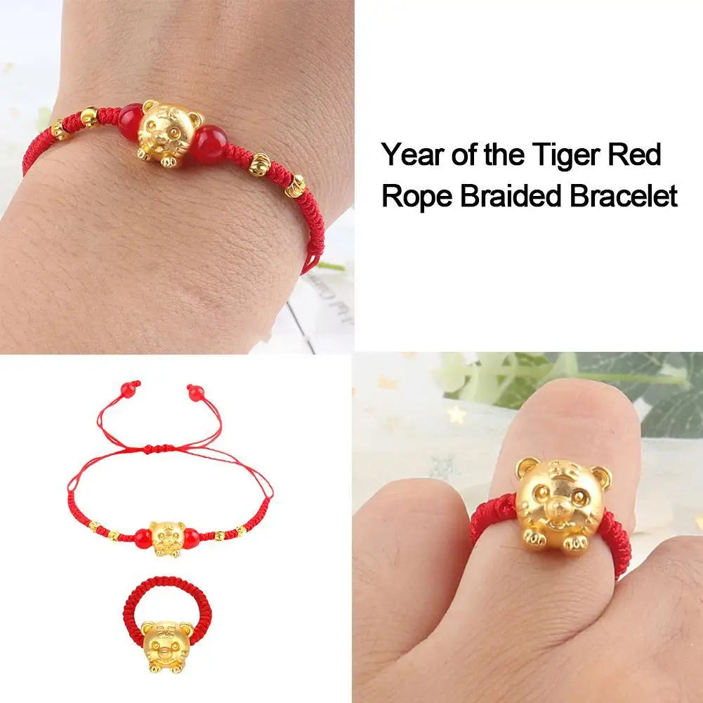 2022 китайский новый год тигр транспортировка бусин ручной работы подарок для