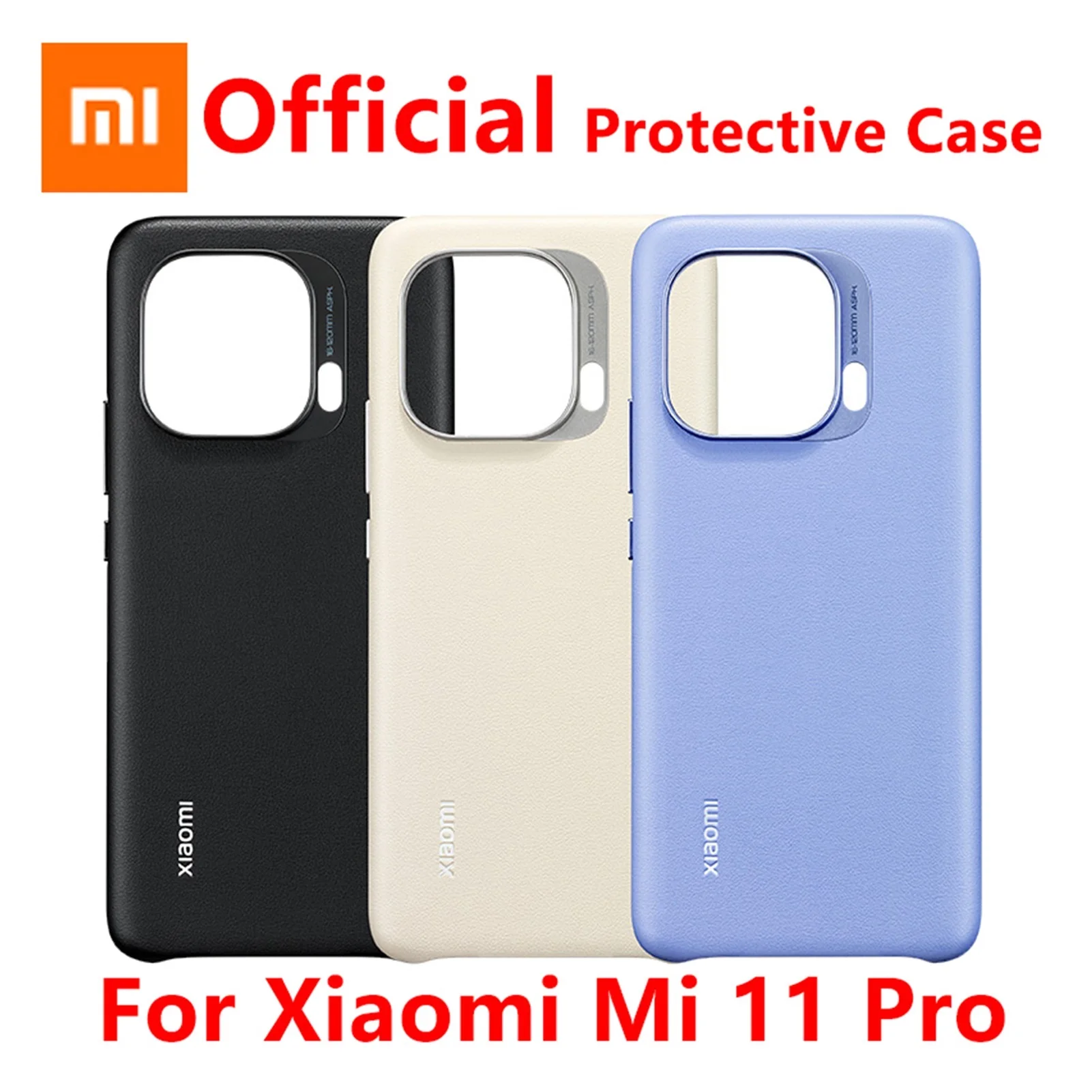 

NEW Original Xiaomi MI 11 Pro Case Leather Imitation Protective Shell Hard Cover Delicate Touch For Xiaomi Mi 11 Pro