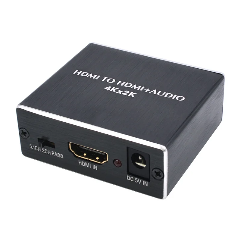 HDMI-compatible Audio Extractor + Optical TOSLINK SPDIF + 3.5mm Stereo Audio Converter 4K X 2K Audio Splitter for PS4 TV DVD enlarge