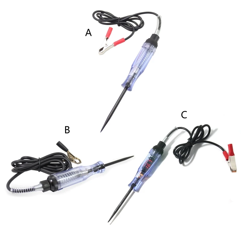 

Устройство для проверки электрического напряжения, 6-24 В, ручка-зонд, зажим светильник лампочка, инструмент для технического обслуживания а...