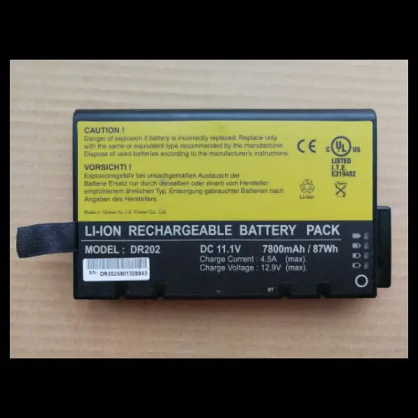 

Оригинальная Разобранная литиевая батарея UGB DR202 11,1 В 7800 мАч 87 Вт/ч PHILIPS 989803129131