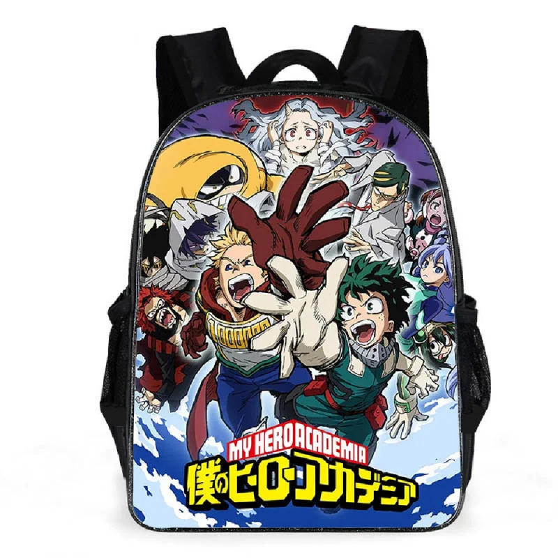 Школьный ранец My Hero академия рюкзак из полиэстера может быть отправлен от имени