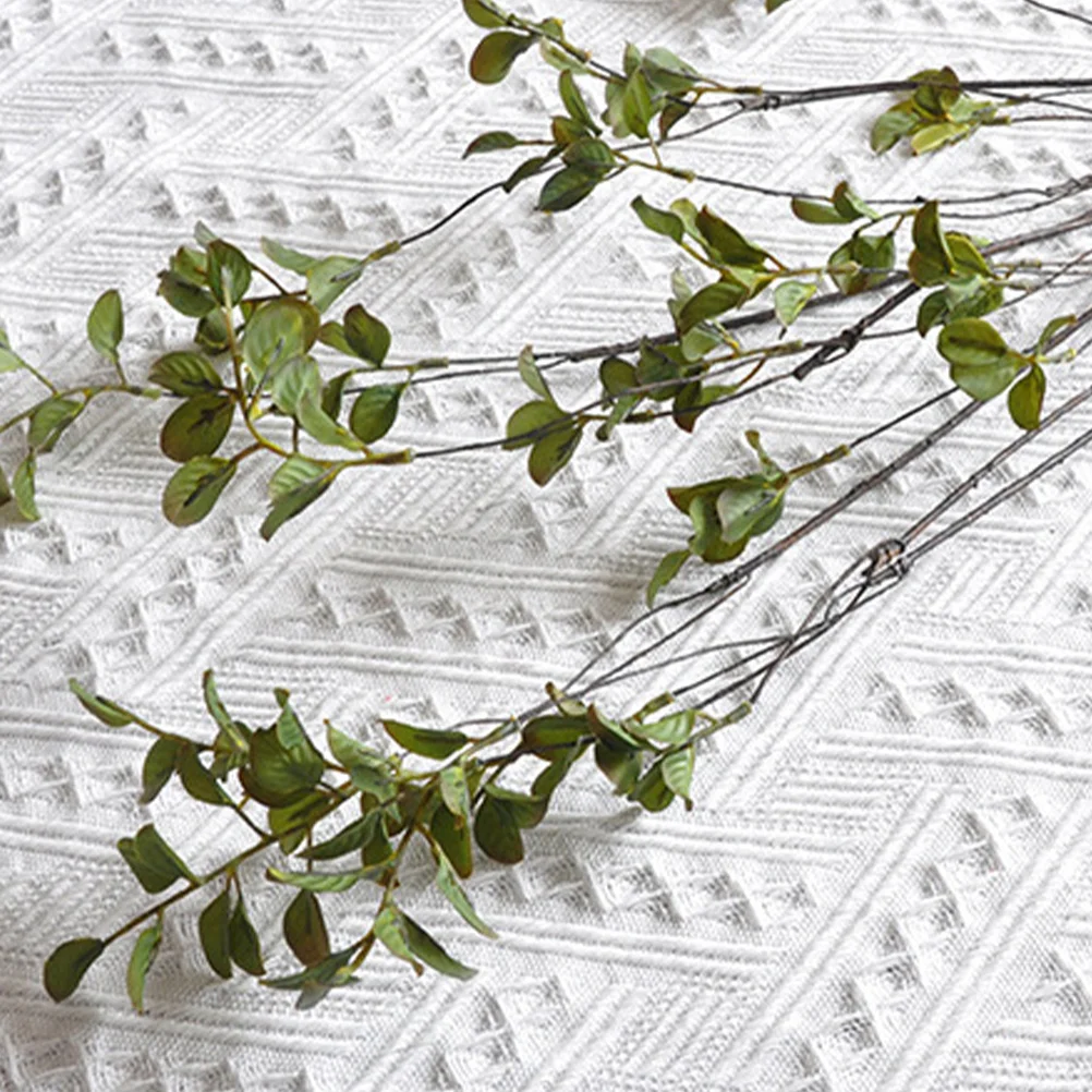 

3pcs Thanksgiving Day Autumn Leaves Branch Fake Adorn Simulation Fall Leaf