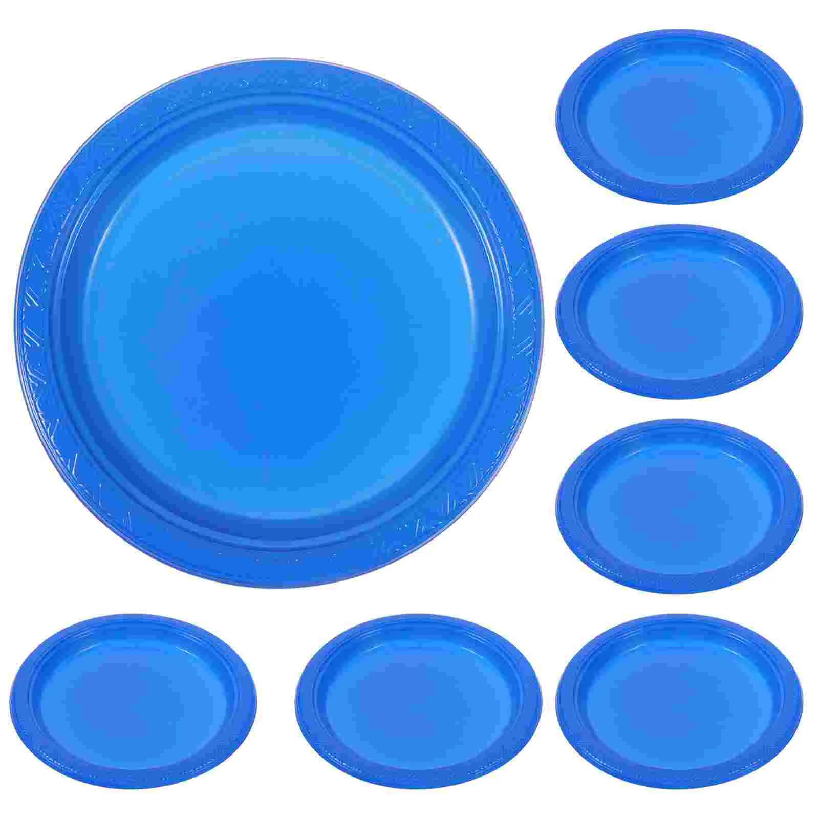 

20 Pcs Disposable Paper Plates Party Accessories Camping Barbecue Fruit Serving Dishes Food Pp Snacks