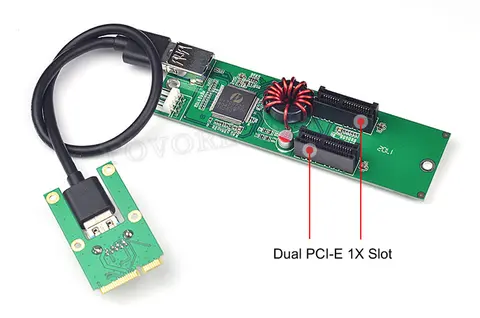 Новейший мини PCI-E PCI Express к PCI-E X1 Райзер-карта USB 3,0 к PCIE 1X слоту IDE 4-контактный источник питания для майнинга BTC