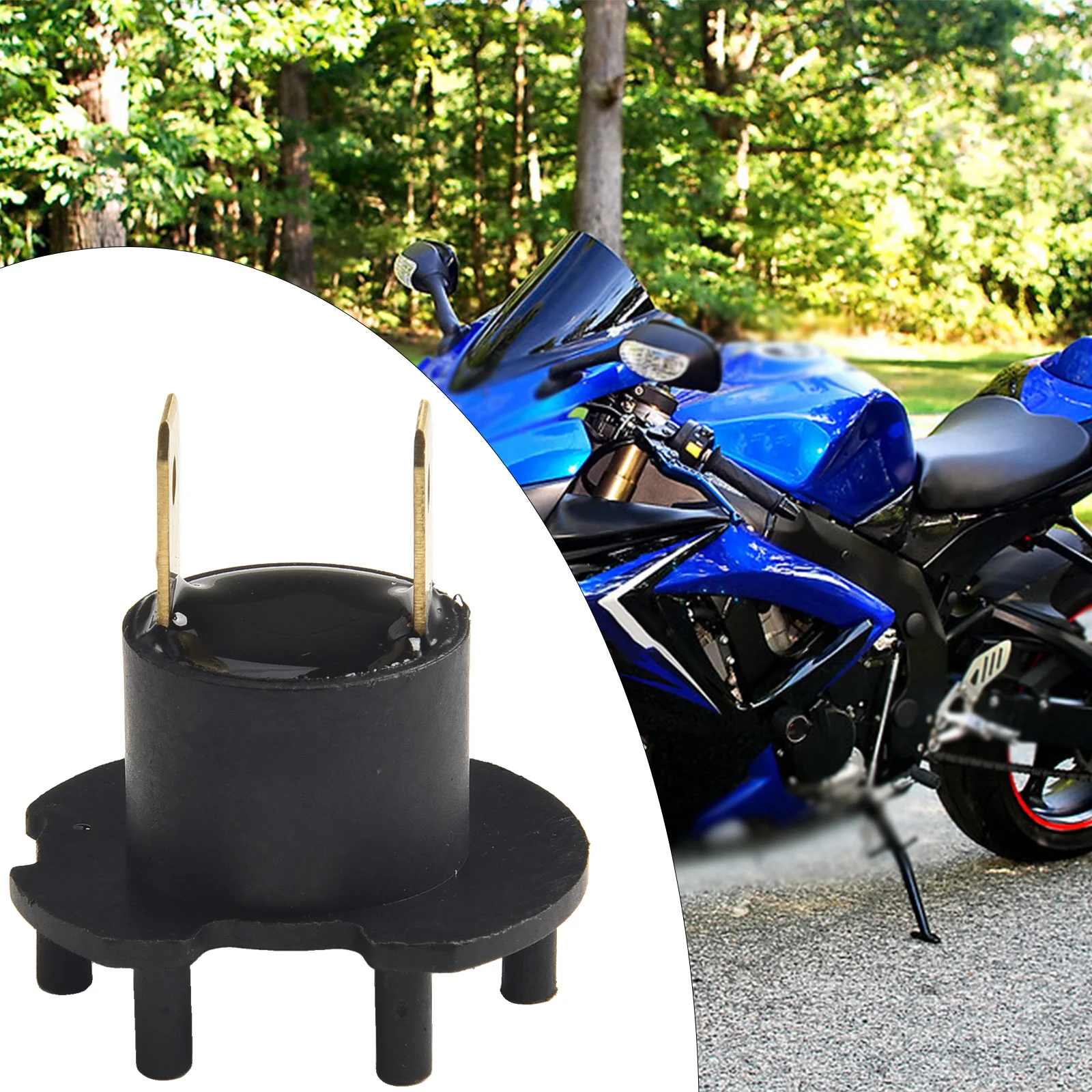 Для Suzuki GSX-R600 фара H7 адаптер лампы мотоцикл цвет как показано на рисунке форма