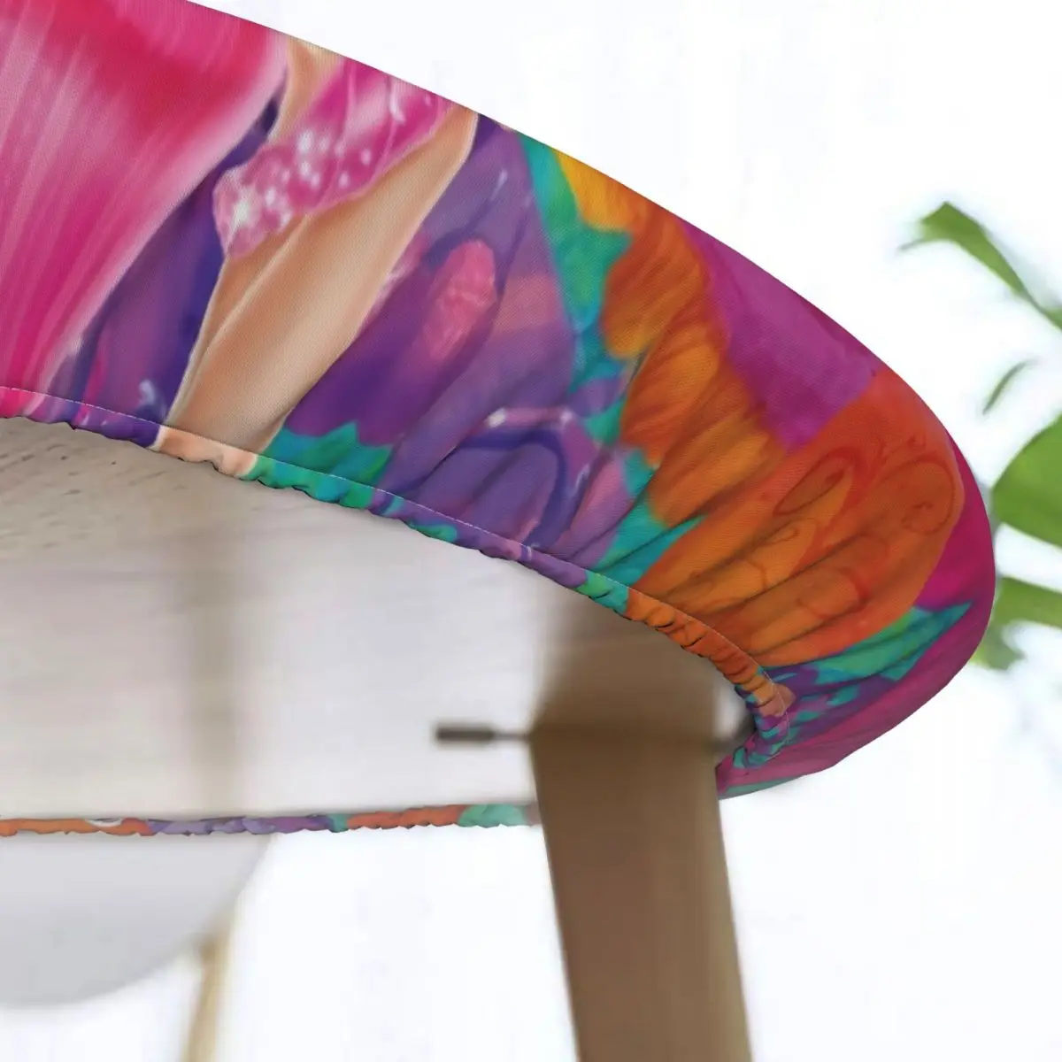 Очаровательная школьная скатерть Disney для Барби круглая эластичная