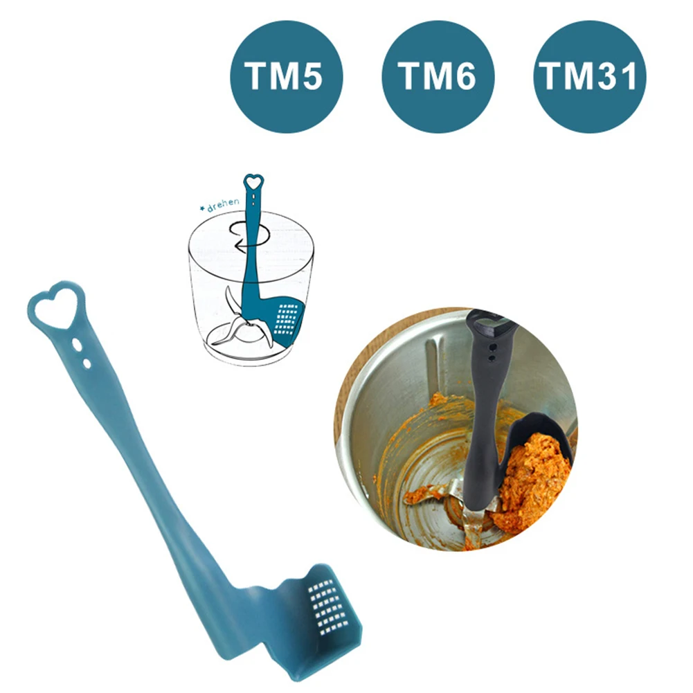 

2pcs Rotating Spatula For Thermomix TM5 TM6 TM31 Meat Mills Food Multi-function Rotary Scraper Mixing Kitchen Tools Gadgets