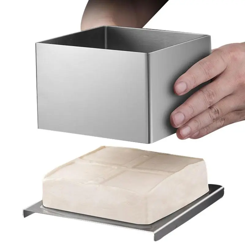 

304 Stainless Steel Tofu Press Mold Homemade DIY Tofu Maker Soybean Curd Presser for Tofu Press Mould Kitchen Cooking Tool