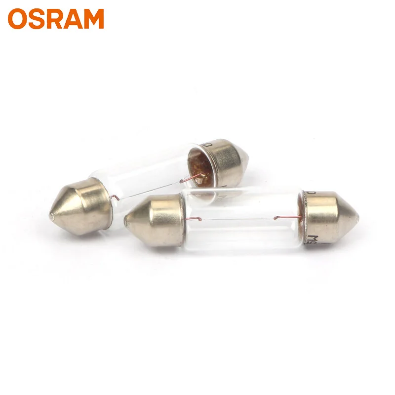 Оригинальные лампы-фестоны OSRAM C5W 36 мм, лампы для чтения, стандартные лампы для салона автомобиля, 12 В, 5 Вт, фотолампы 6418, оптовая продажа, 10 шт.