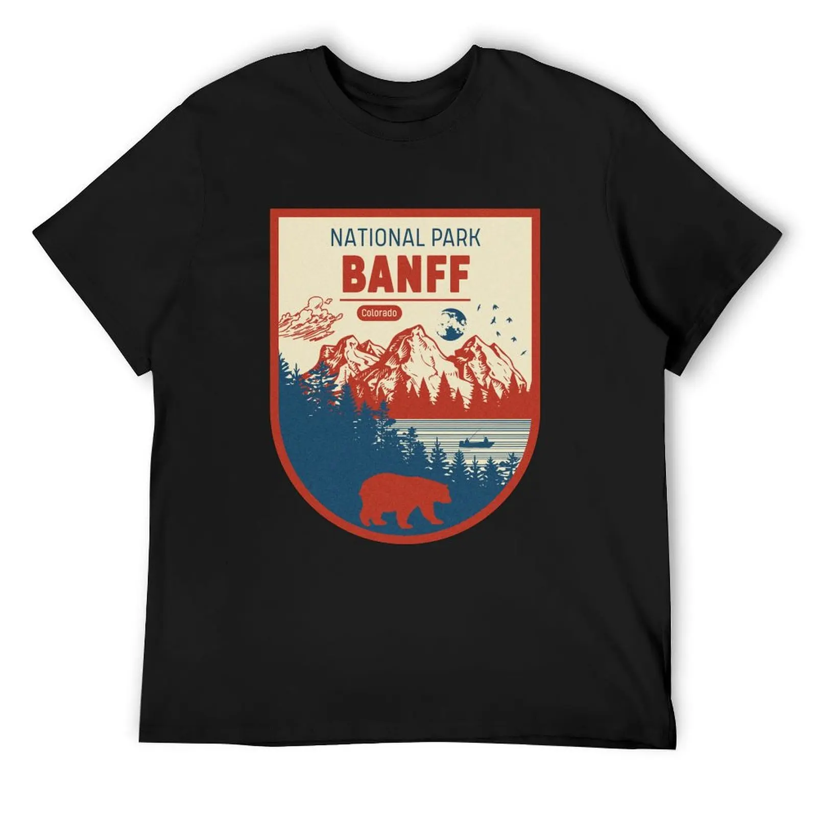 Футболка Banff National Park винтажные футболки с графическим рисунком футболка на заказ