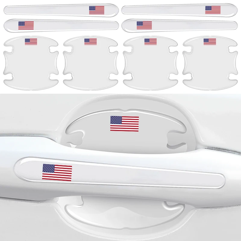 Прозрачная Защитная Пленка Для Дверного Держателя Чашки Совместимая С Ford Tesla RAM