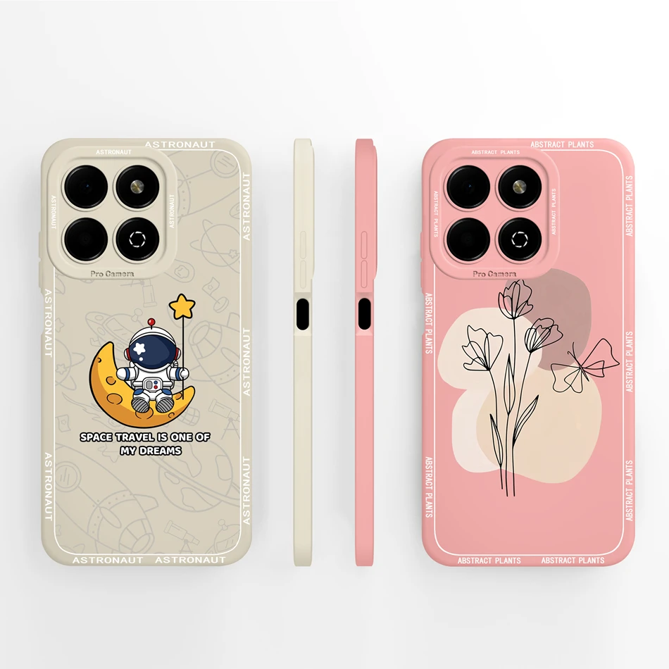 Различный стильный чехол для Honor X6B 4G задняя крышка полная защита модель Funda JDY-LX1