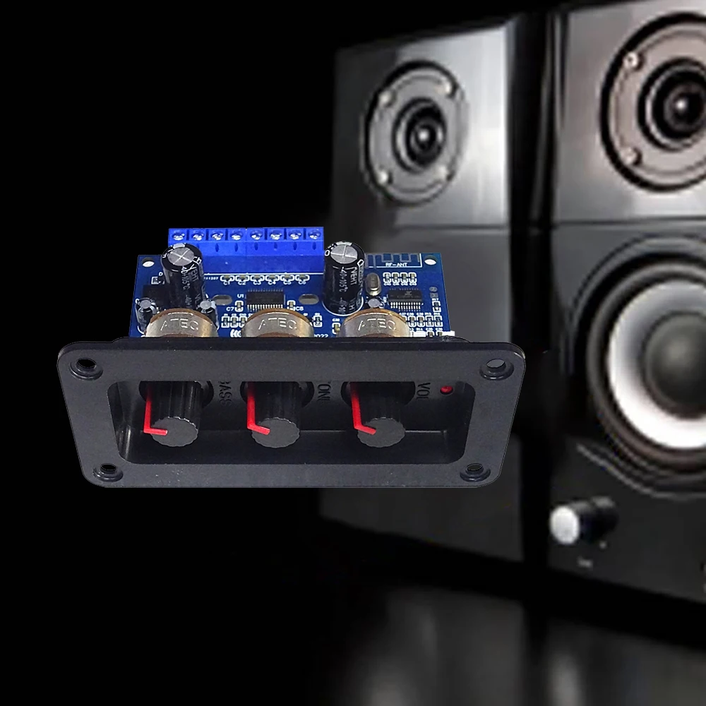 2 1-канальная плата цифрового усилителя мощности + аудиокабель AUX 2x25 Вт 50 BT5.0 Плата