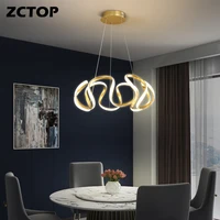 modern led chandeliers hot design ac90 260v home decor dining room kitchen room bar shop pendant chandeliers lighting fixtures